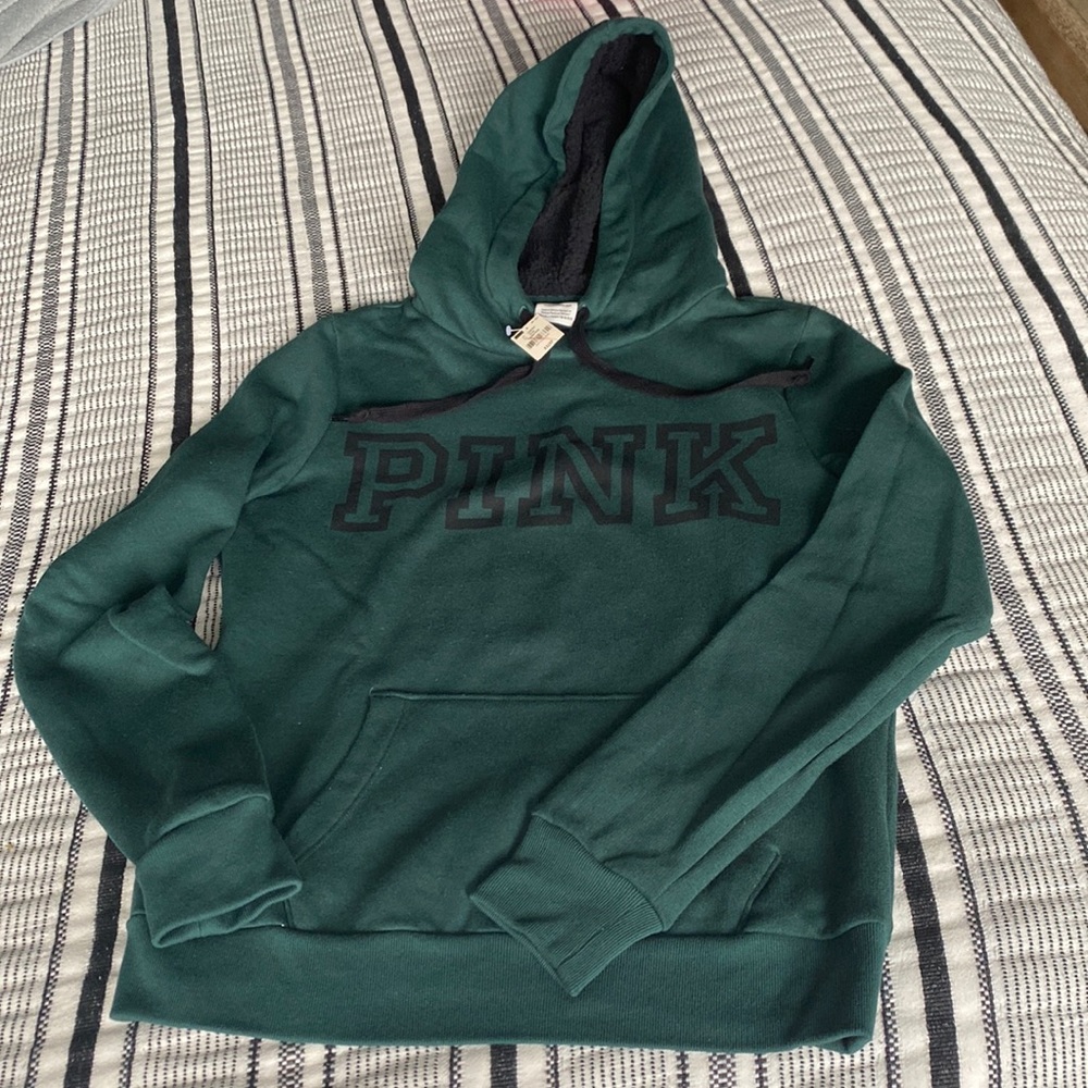PINK hoodie (green)
